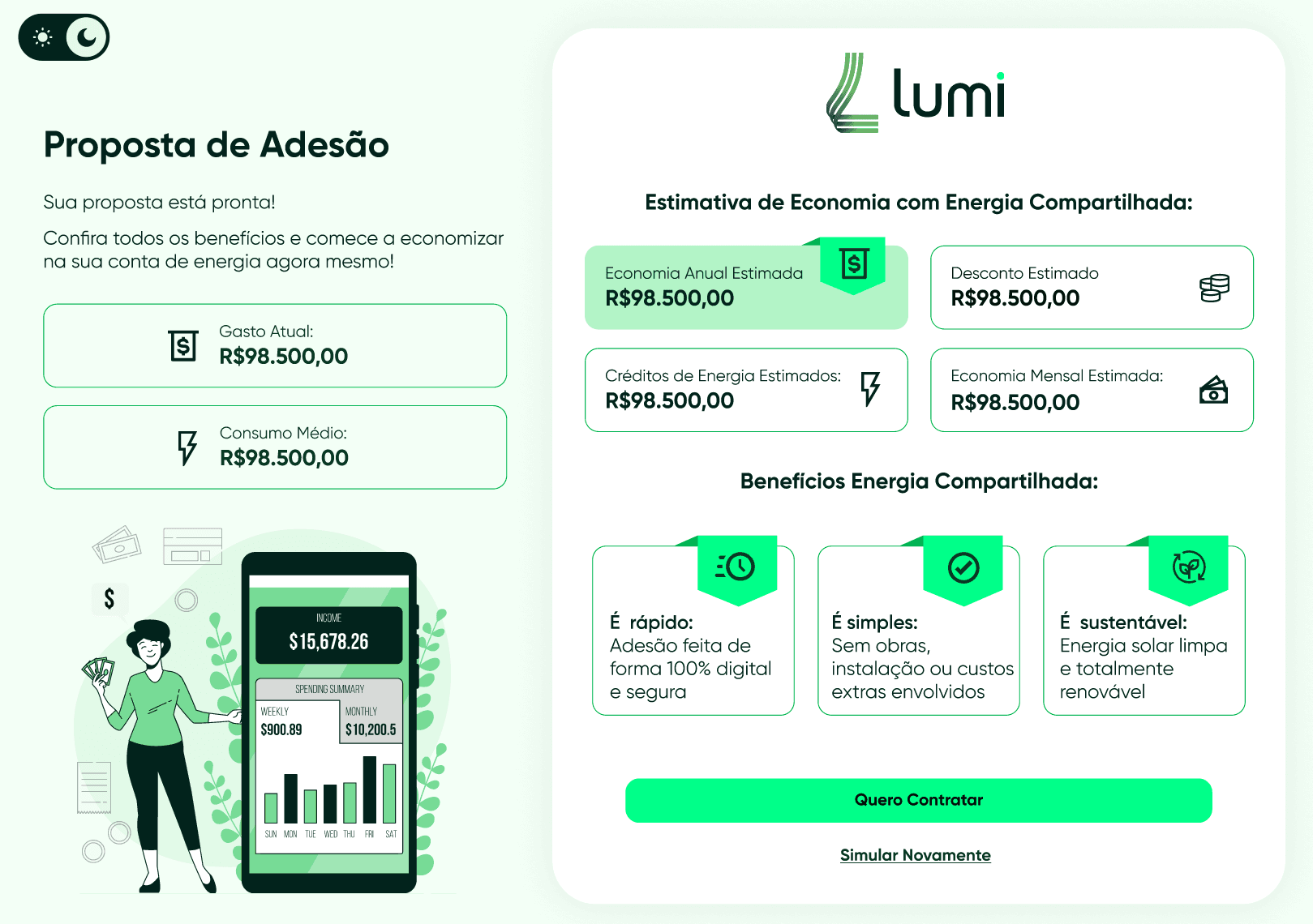 Simulador de Propostas Lumi